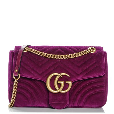 velvet fuchsia gucci marmont|Gucci Marmont handbags.